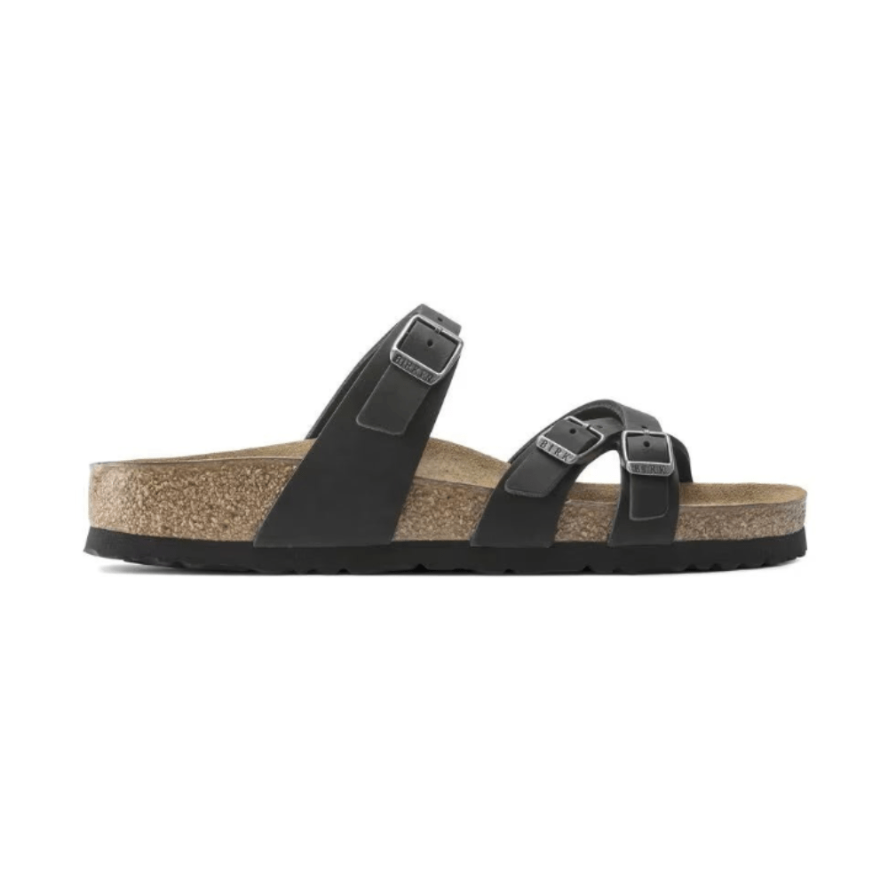 Birkenstock Franca Oiled Leather - Black Unisex Sandal 1