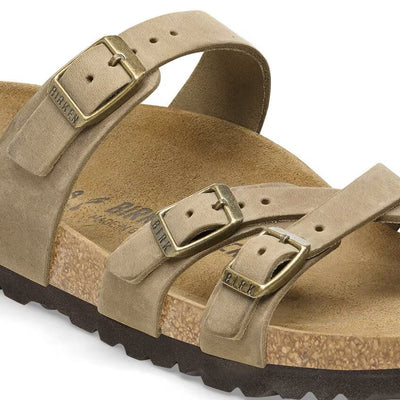 Birkenstock Franca Oiled Leather - Tobacco Brown Unisex Sandal 6