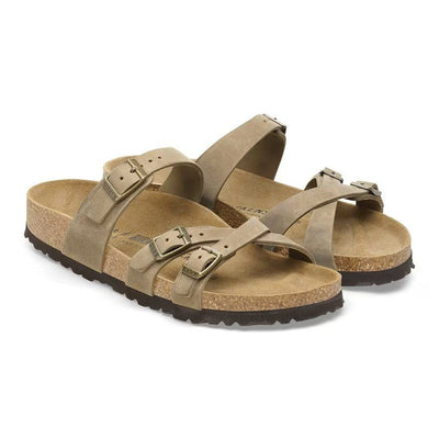 Birkenstock Franca Oiled Leather - Tobacco Brown Unisex Sandal 7