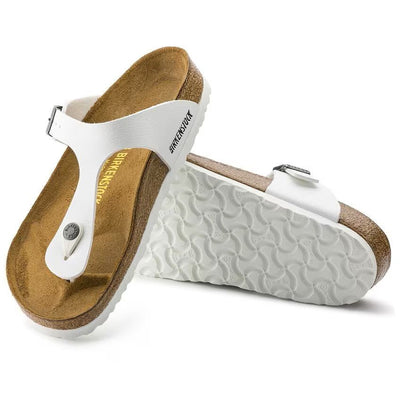 Birkenstock Gizeh Birko - Flor - White Unisex Sandal 3