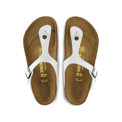 Birkenstock Gizeh Birko - Flor - White Unisex Sandal 6
