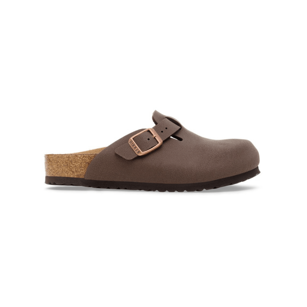 Birkenstock Kids Boston Unisex Birkibuc Clog Mocha - Side View