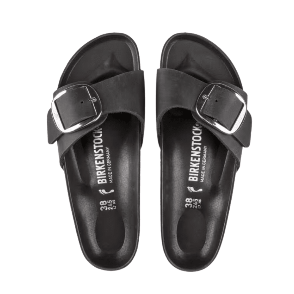 Birkenstock Madrid Big Buckle Oiled Leather Sandals - Narrow 4