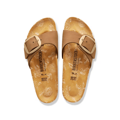 Birkenstock Madrid Big Buckle Women's Nubuck Leather Sandals - Mink 3