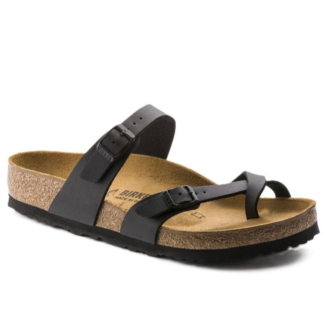 Birkenstock Mayari Women's Graceful Black Flat Sandal - Women's SandalBirkenstock