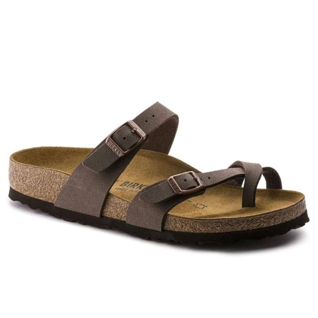 Birkenstock Mayari Women's Graceful Mocha Flat Sandal - Women's SandalBirkenstock