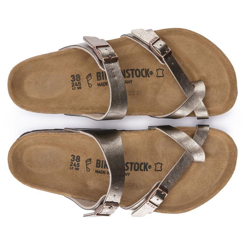 Birkenstock Mayari Women's Graceful Taupe Flat Sandal - Women's SandalBirkenstock