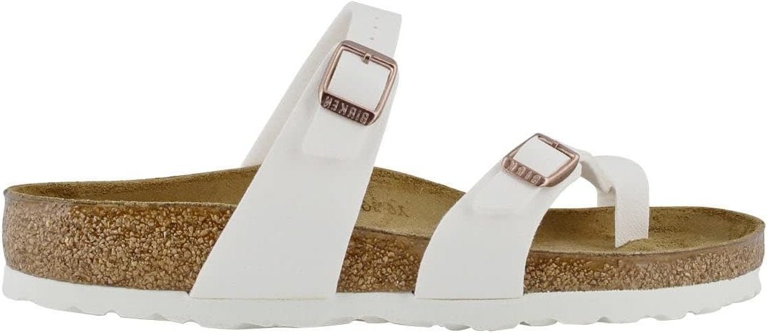 Birkenstock Mayari Women's Graceful White Flat Sandal - Women's SandalBirkenstock