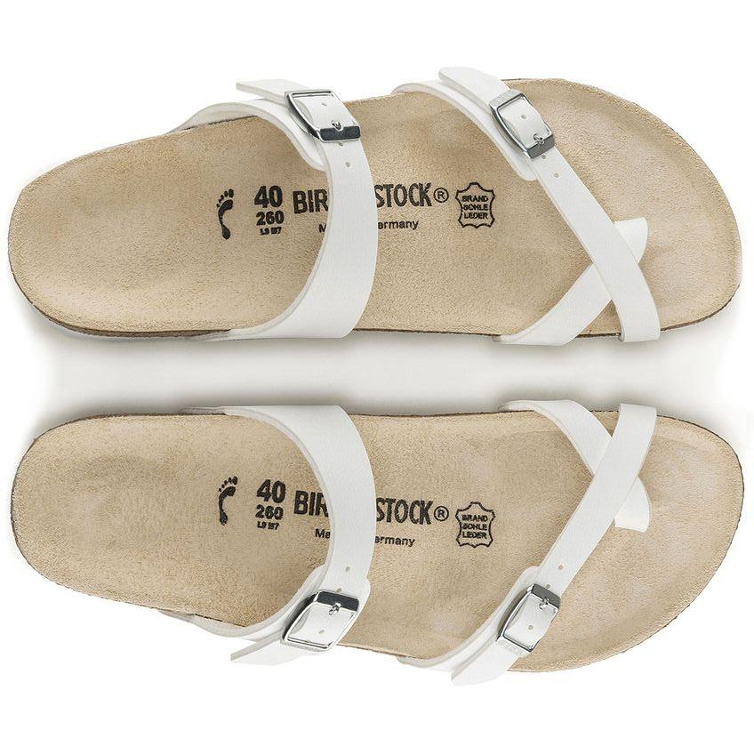 Birkenstock Mayari Women's Graceful White Flat Sandal - Women's SandalBirkenstock