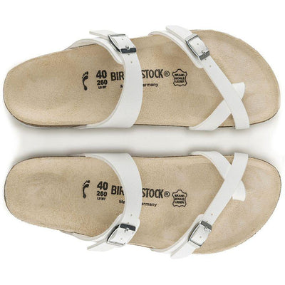 Birkenstock Women's Mayari Graceful White Flat Sandal 4