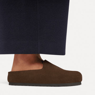 Birkenstock Unisex Amsterdam Wrapped Suede Leather Clog – Carafe 3