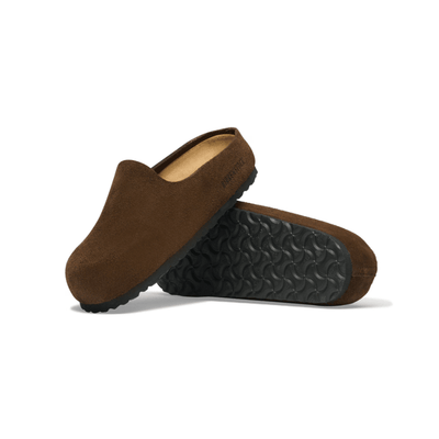 Birkenstock Unisex Amsterdam Wrapped Suede Leather Clogs – Carafe 2
