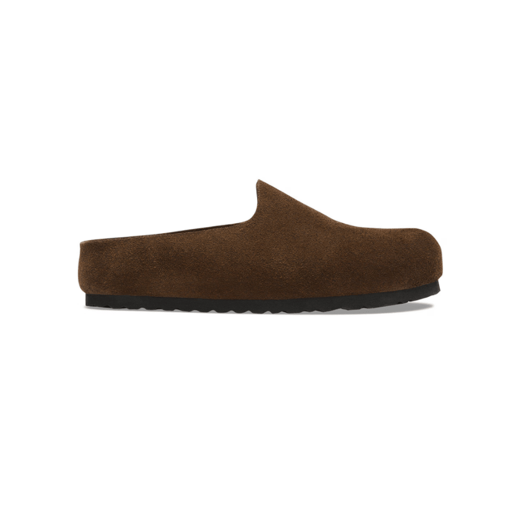 Birkenstock Unisex Amsterdam Wrapped Suede Leather Clogs – Carafe 1
