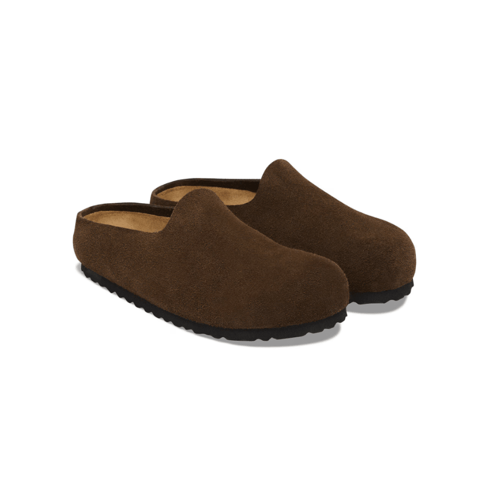 Birkenstock Unisex Amsterdam Wrapped Suede Leather Clogs – Carafe 4
