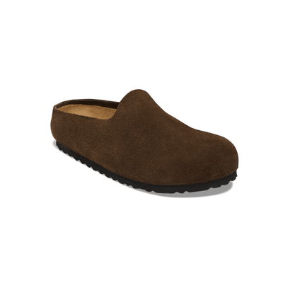 Birkenstock Unisex Amsterdam Wrapped Suede Leather Clogs – Carafe 7