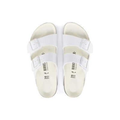 Birkenstock Unisex Arizona Birko - Flor Sandals - Triple White 4