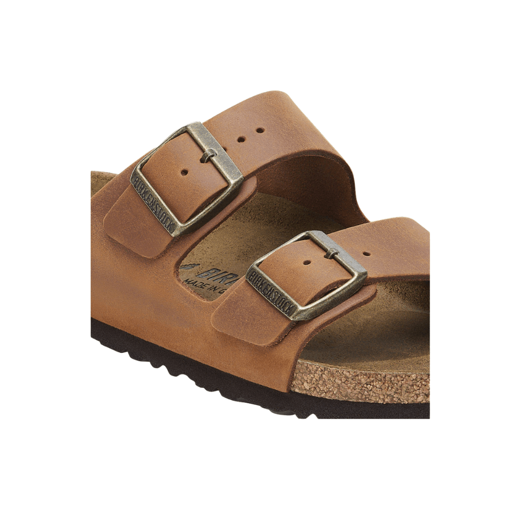 Birkenstock Unisex Arizona BS Sandal – Cognac Oiled Leather 7