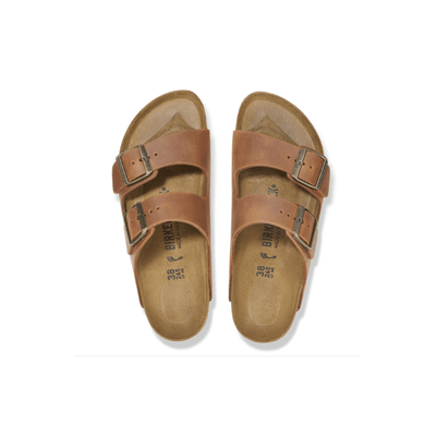 Birkenstock Unisex Arizona BS Sandal – Cognac Oiled Leather 5