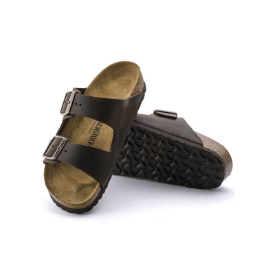 Birkenstock Unisex Arizona Oiled Leather Sandals - Habana Regular 4