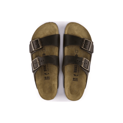 Birkenstock Unisex Arizona Oiled Leather Sandals - Habana Regular 5