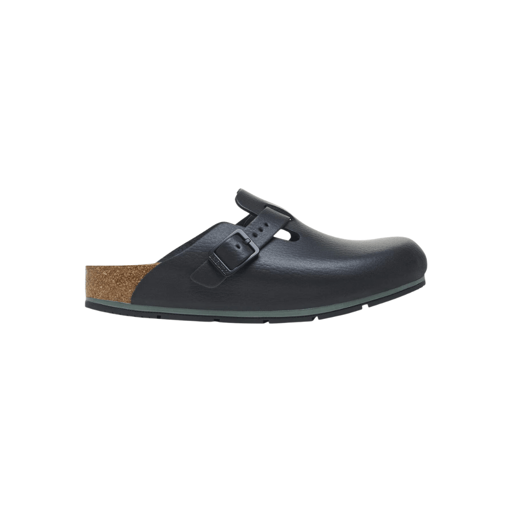 Birkenstock Unisex Boston PRO Natural Leather Clog - Black 1