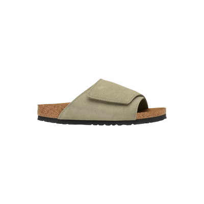Birkenstock Unisex Solana Suede Leather Sandal - Faded Khaki 1