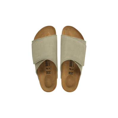 Birkenstock Unisex Solana Suede Leather Sandal - Faded Khaki 5