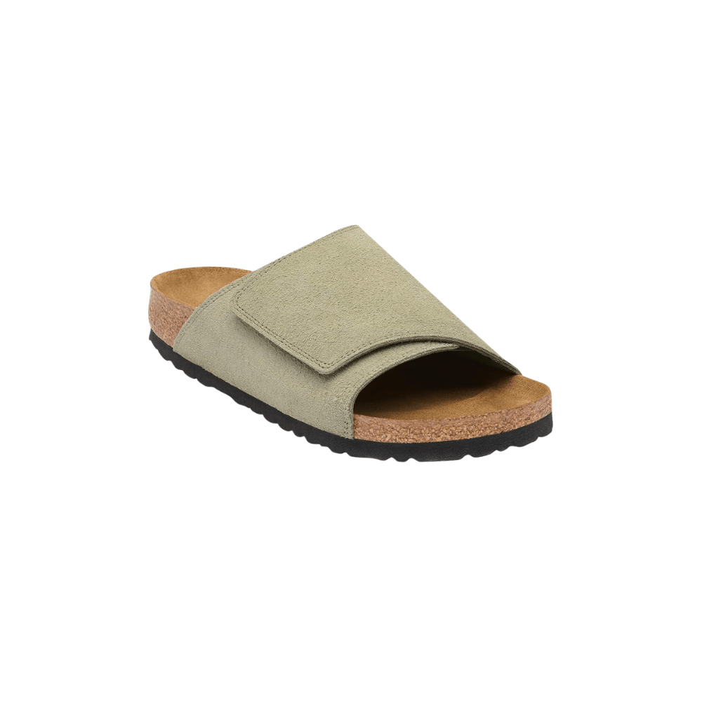 Birkenstock Unisex Solana Suede Leather Sandal - Faded Khaki 4