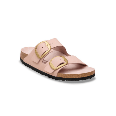 Birkenstock Women's Arizona Big Buckle Nubuck Leather - Soft Pink 5