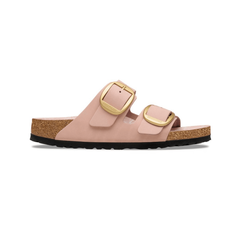 Birkenstock Women's Arizona Big Buckle Nubuck Leather - Soft Pink 1