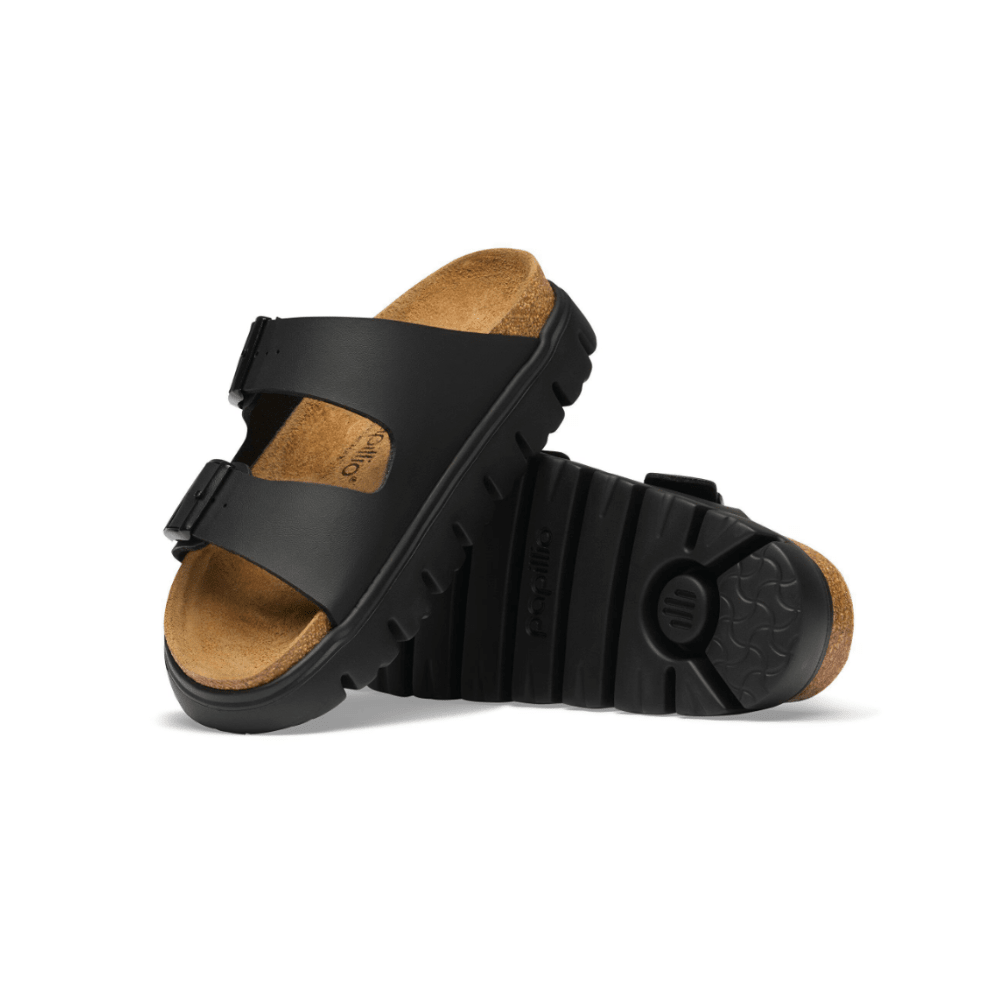 Birkenstock Women's Arizona Chunky Birko-Flor Platform Sandals - Black 4