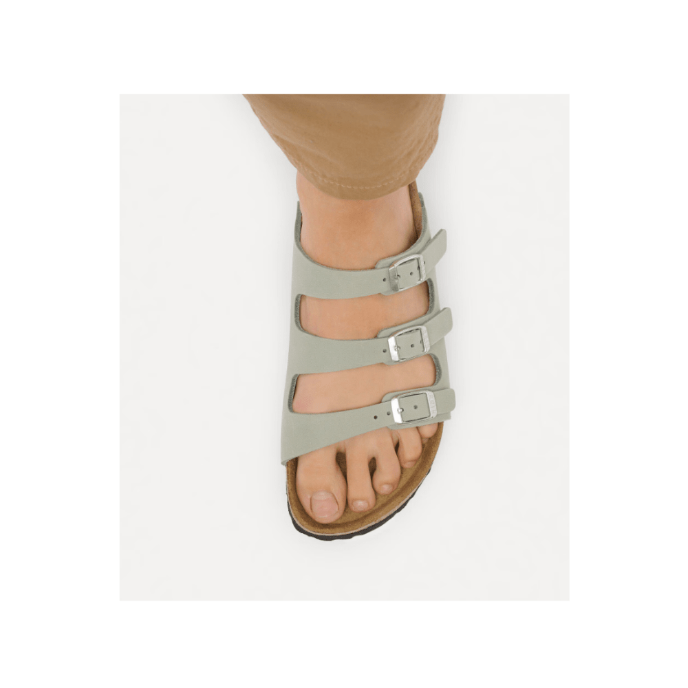 Birkenstock Women's Florida Fresh Oiled Leather Sandals - Pure Sage 3