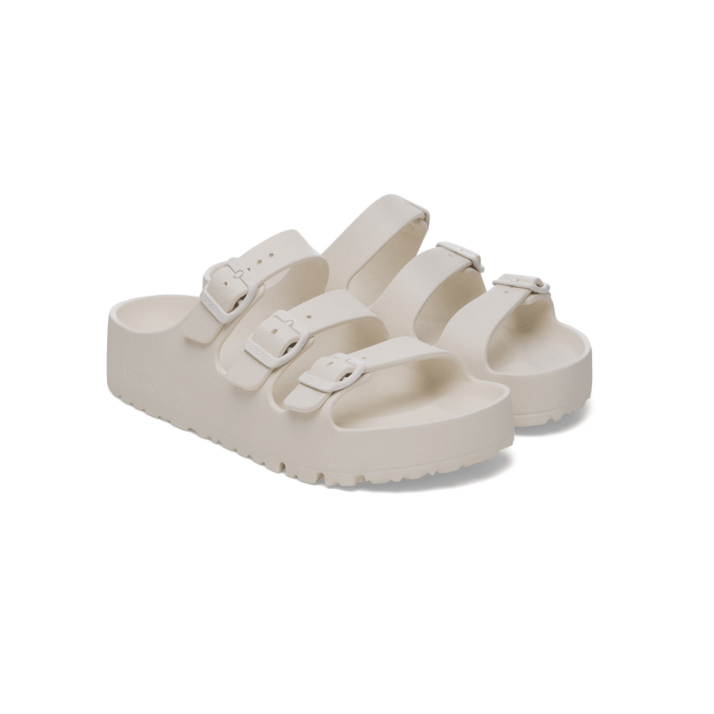 Birkenstock Women's Florida III Flex Platform EVA Sandals - Eggshell 6