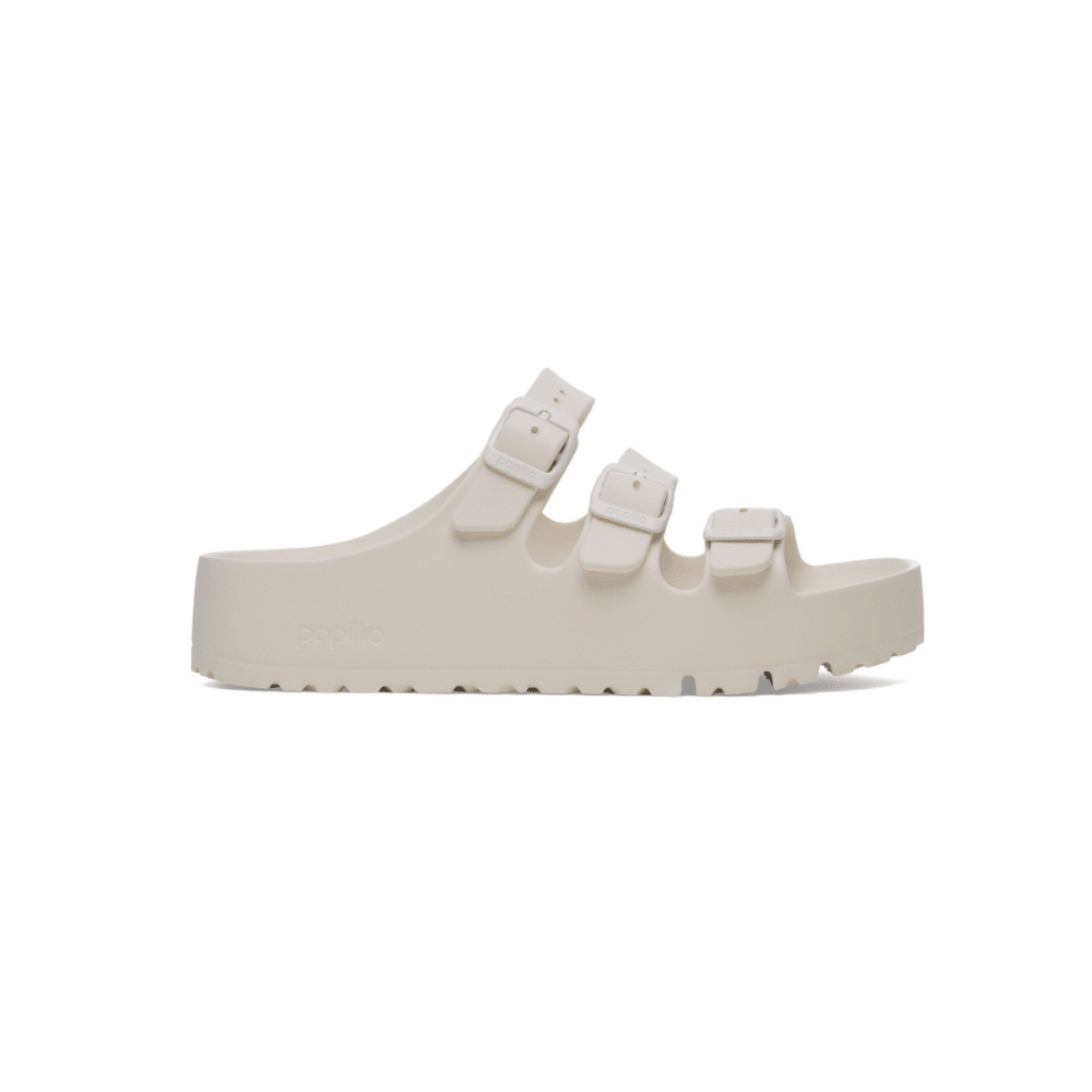 Birkenstock Women's Florida III Flex Platform EVA Sandals - Eggshell 1
