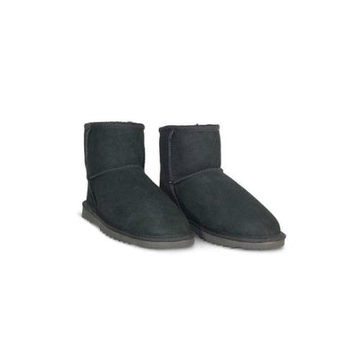 Burlee Australia Women's Classic Mini Sheepskin Boots - Black 2