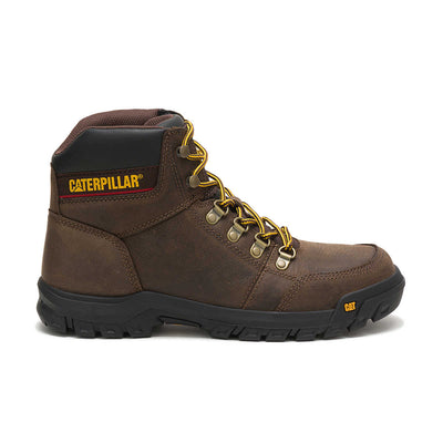 Caterpillar Men's Outline Brown Soft Toe Work Boot P74087 1