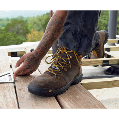 Caterpillar Men's Outline Dark Gray Steel Toe Work Boot P90802 7