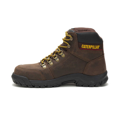 Caterpillar Men's Outline Seal Brown Steel Toe Work Boot P90803 3