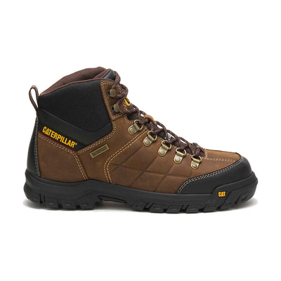 Caterpillar Men's Threshold Brown Waterproof Steel Toe Work Boot P90935 1
