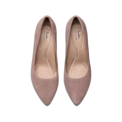 Clarks Kataleyna Gem Mauve Suede Women's Shoes 5