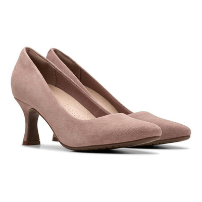 Clarks Kataleyna Gem Mauve Suede Women's Shoes 3