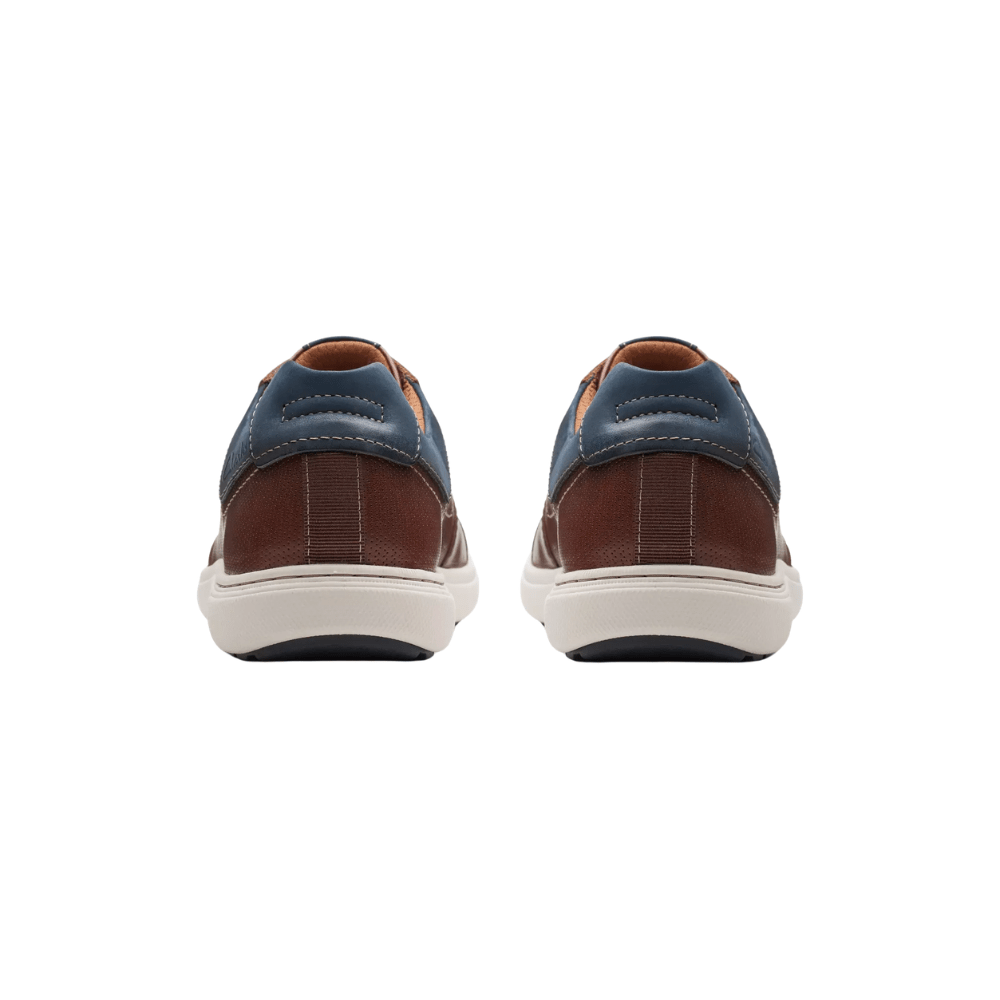 Clarks Men's Mapstone Lace Lightweight Sneaker - Mahogany Leather 5