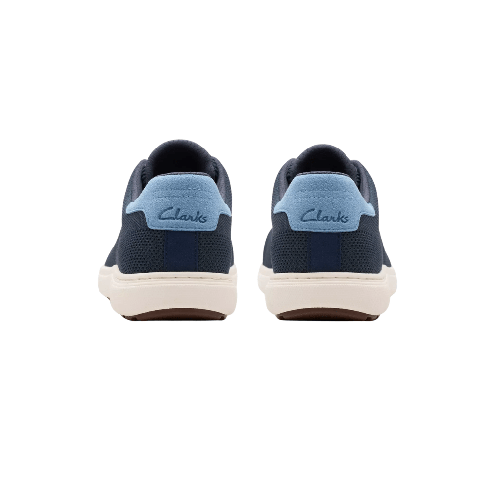 Clarks Men's Mapstone Lace Lightweight Sneaker - Navy Knit 4