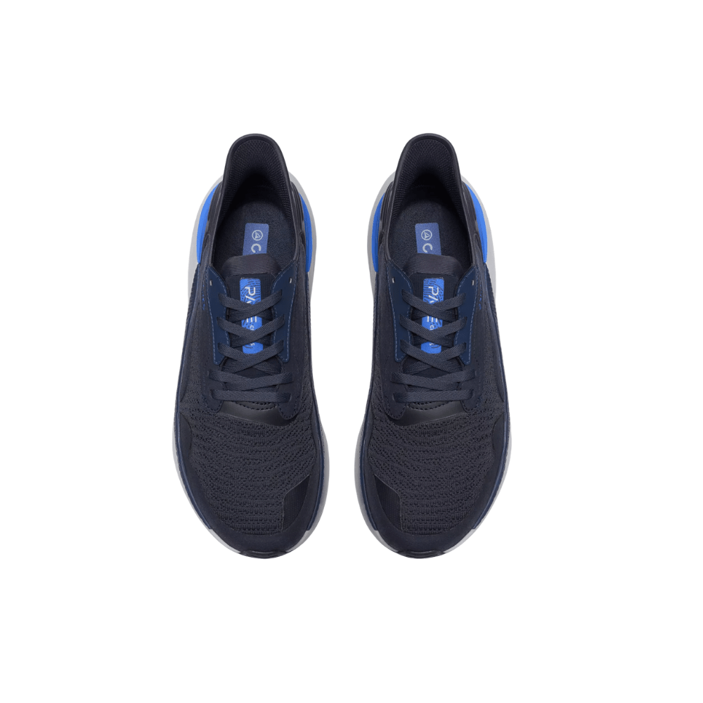 Clarks Pace Men's Podiatrist Approved Walking Shoes - Navy 3