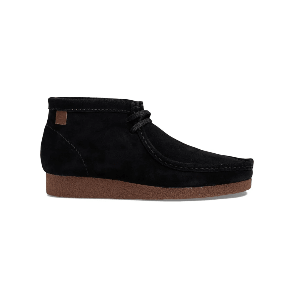 Clarks Shacre Men's Black Suede Boot 1