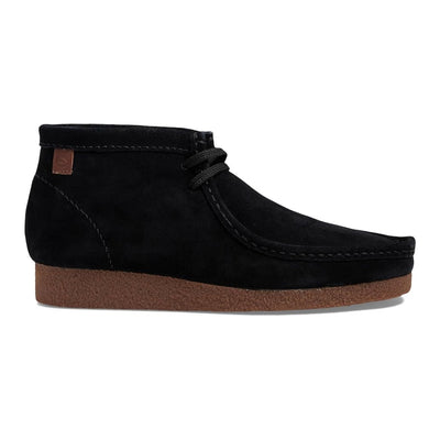 Clarks Shacre Men's Black Suede Boot 1