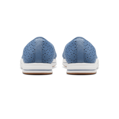 Clarks Women's Breeze Emily Blue Slip - On Comfort Shoe 26177215 3