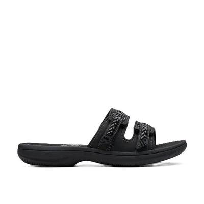 Clarks Women's Breezey Eve Sandals Black / Black Sandal 1