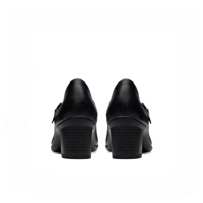 Clarks Women's Shaya Jane Black Leather 82996 8