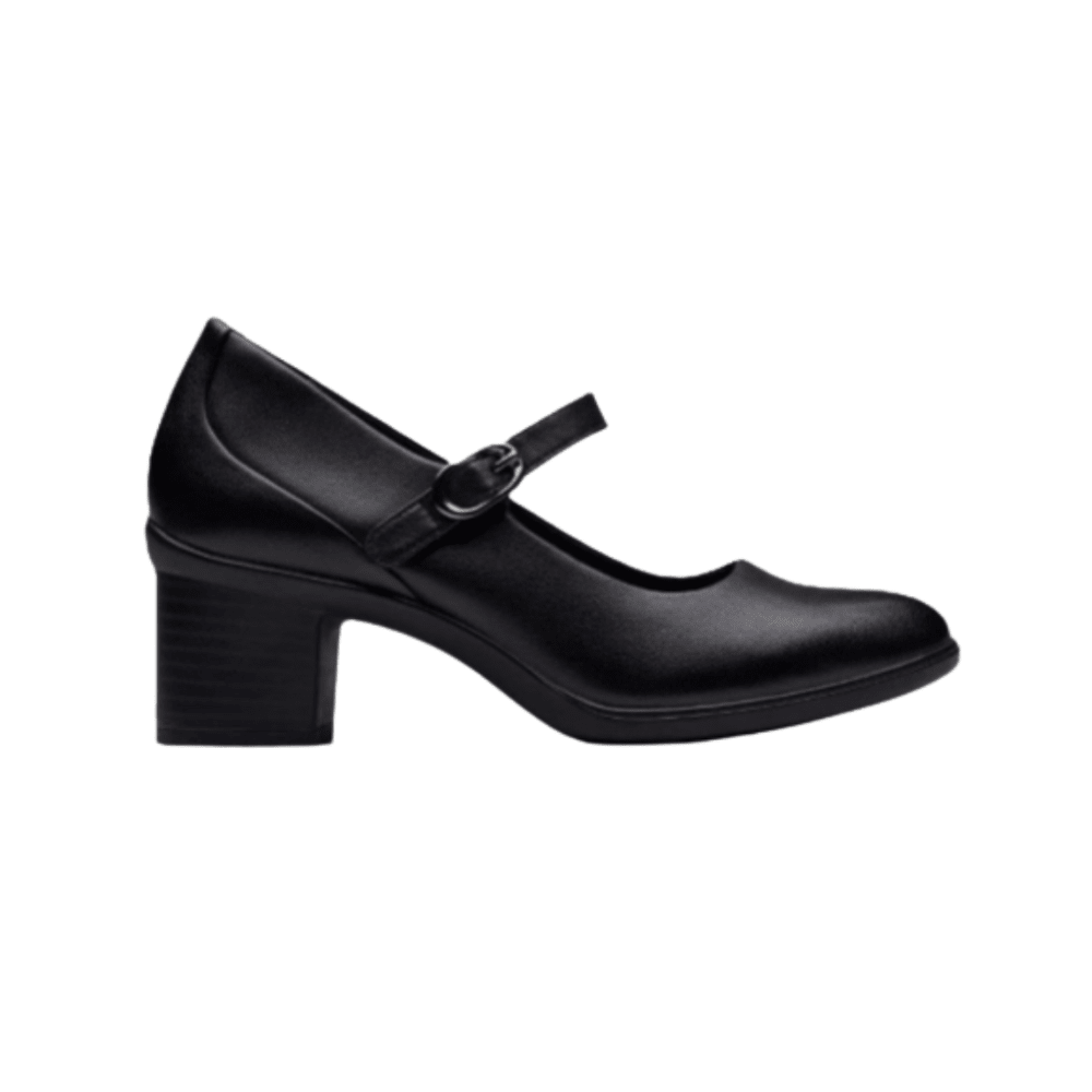 Clarks Women's Shaya Jane Black Leather 82996 1